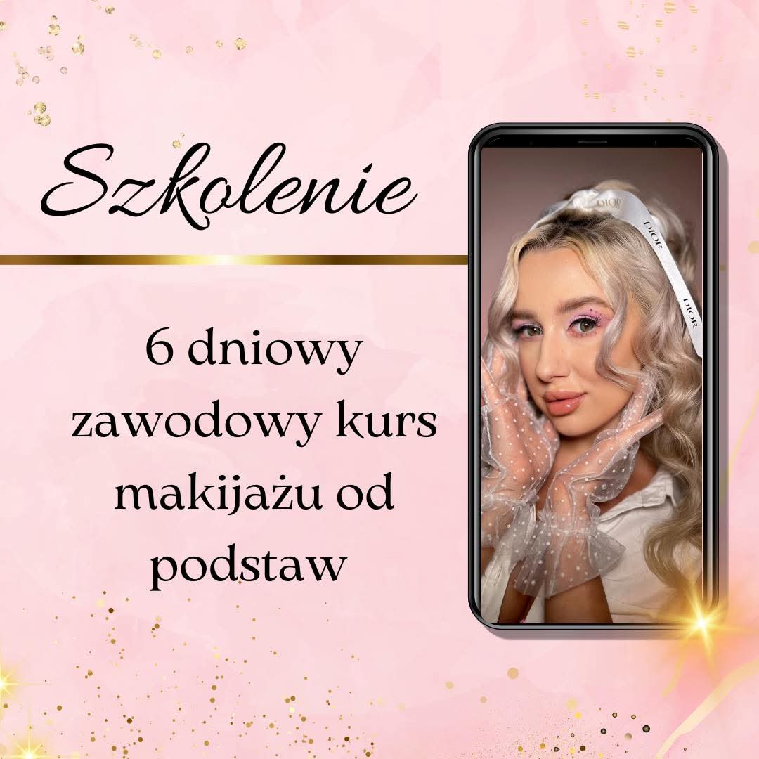 6 dniowy Zawodowy kurs makijażu od podstaw